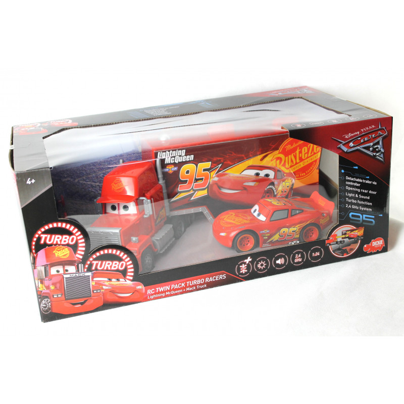 Dickie Toys Cars Turbo Racer Mack Truck Lightning Mcqueen Rc