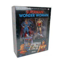 Eaglemoss DC Comics Superman and Wonder Woman Illustrated...